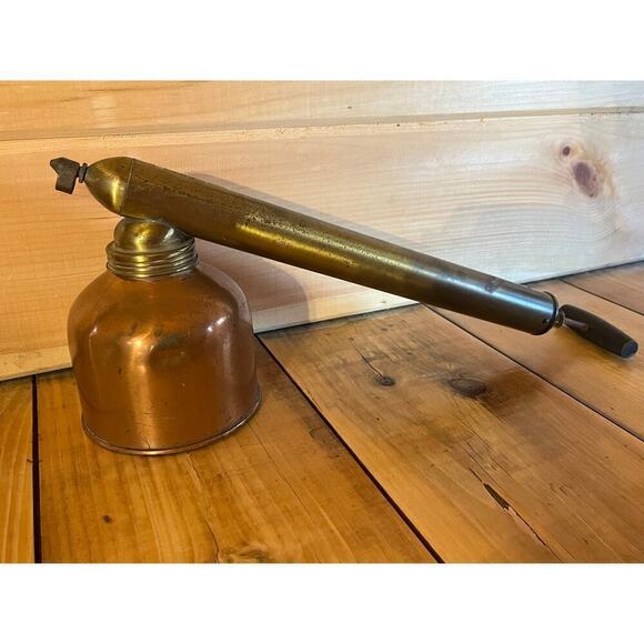 Vintage Brass & Copper DB Smith & Co Blizzard Continuous Sprayer. NY. - Picture 3 of 6